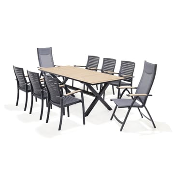 Panama Utebord 200 cm - Tre/Svart - Hagemøbler & utemiljø - Hagebord - Spisebord ute