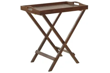 Paolo Sidebord 68x45 cm - Mørkebrun - Hagemøbler & utemiljø - Hagebord - Sidebord utendørs