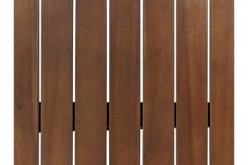 Paolo Sidebord 68x45 cm - Mørkebrun - Hagemøbler & utemiljø - Hagebord - Sidebord utendørs