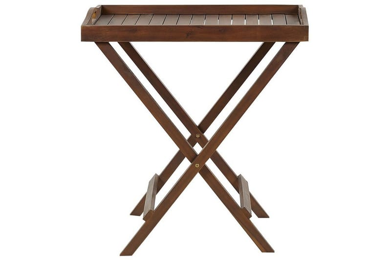 Paolo Sidebord 68x45 cm - Mørkebrun - Hagemøbler & utemiljø - Hagebord - Sidebord utendørs