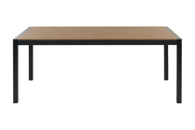 Pereta Spisebord 180x90 cm - Lys Brun/Sort - Hagemøbler & utemiljø - Hagebord - Spisebord ute