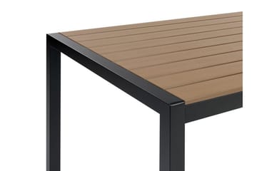 Pereta Spisebord 180x90 cm - Lys Brun/Sort - Hagemøbler & utemiljø - Hagebord - Spisebord ute