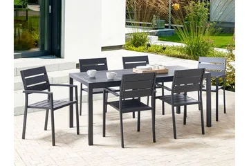 Pereta Spisebord 180x90 cm - Svart - Hagemøbler & utemiljø - Hagebord - Spisebord ute