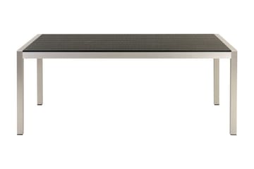 Pereta Spisebord 180x90 cm - Svart/Sølv - Hagemøbler & utemiljø - Hagebord - Spisebord ute