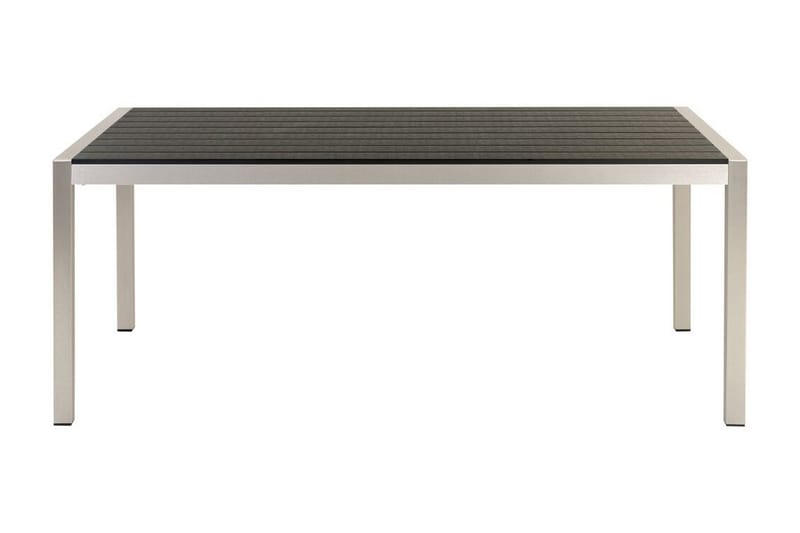 Pereta Spisebord 180x90 cm - Svart/Sølv - Hagemøbler & utemiljø - Hagebord - Spisebord ute