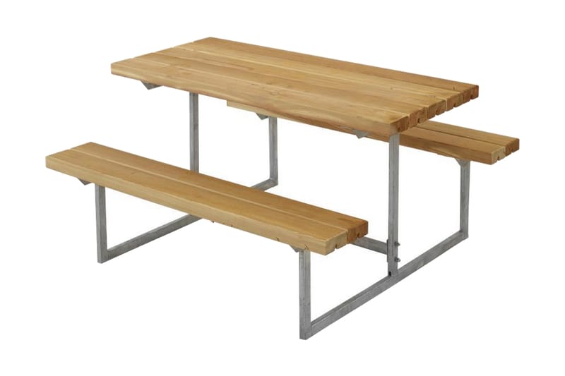 Basic bord- og benkesett til barn oljet lerk - Brun|Beige - Piknikbord