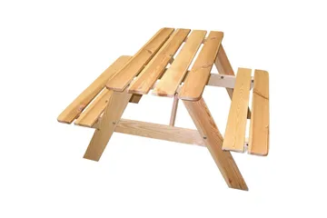 Piknikbord Mini Rasta for barn - Naturlig farge - Hagemøbler & utemiljø - Hagebord - Piknikbord