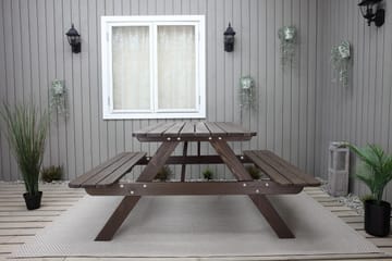 Nancie Piknikbord 150 cm - Brun - Hagemøbler & utemiljø - Hagebord - Piknikbord