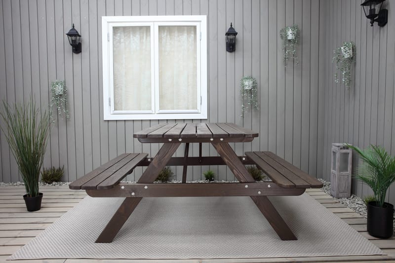 Nancie Piknikbord 150 cm - Brun - Hagemøbler & utemiljø - Hagebord - Piknikbord