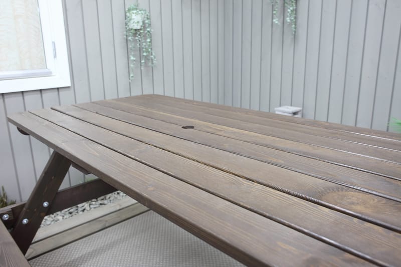 Nancie Piknikbord 150 cm - Brun - Hagemøbler & utemiljø - Hagebord - Piknikbord