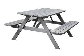 Nancie Piknikbord 158 cm - Grå - Hagemøbler & utemiljø - Hagebord - Piknikbord