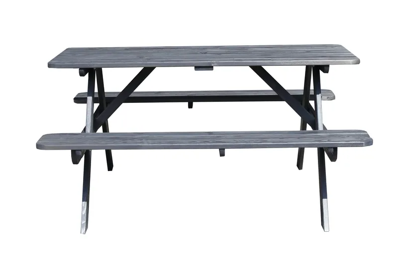 Nancie Piknikbord 158 cm - Kaffesvart - Hagemøbler & utemiljø - Hagebord - Piknikbord