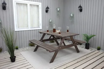 Nancie Piknikbord 150 cm - Brun - Hagemøbler & utemiljø - Hagebord - Piknikbord