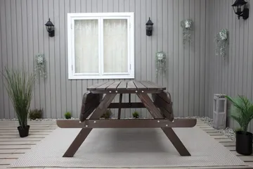 Nancie Piknikbord 150 cm - Brun - Hagemøbler & utemiljø - Hagebord - Piknikbord