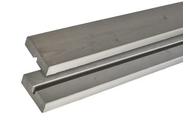 PLUS Alpha Bord/Benksett med 2 Ryggstøtte 118 cm - Grå|Brun - Hagemøbler & utemiljø - Hagebord - Piknikbord