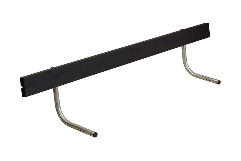 PLUS Ryggstøtte til Classic Bord/Benksett 177 cm - Svart - Piknikbord