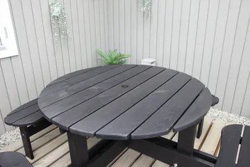 Rogolo Piknikbord 199 cm - Kaffesvart - Hagemøbler & utemiljø - Hagebord - Piknikbord