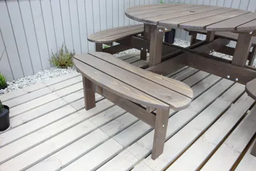 Rogolo Piknikbord 199 cm - Brun - Hagemøbler & utemiljø - Hagebord - Piknikbord