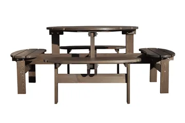 Rogolo Piknikbord 199 cm - Brun - Hagemøbler & utemiljø - Hagebord - Piknikbord