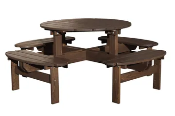 Rogolo Piknikbord 199 cm - Brun - Hagemøbler & utemiljø - Hagebord - Piknikbord