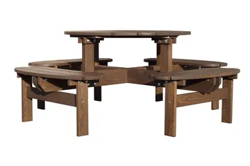 Rogolo Piknikbord 199 cm - Brun - Hagemøbler & utemiljø - Hagebord - Piknikbord