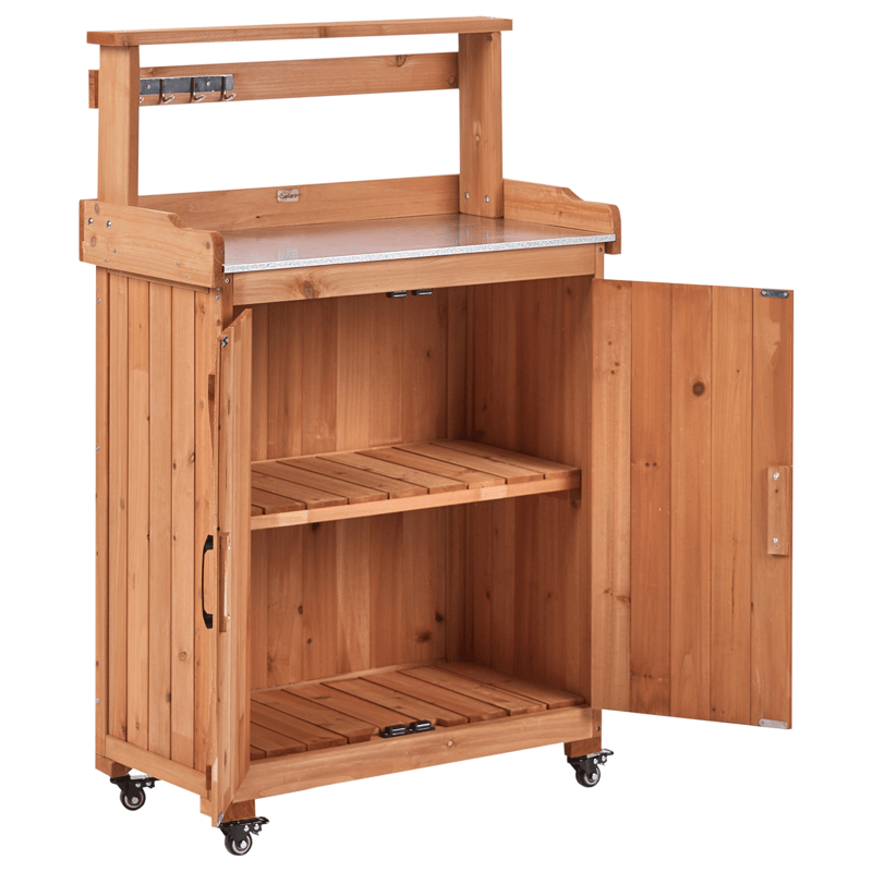 Plantebenk Altolia grantre 70 cm - Brun - Hagemøbler & utemiljø - Hagebord - Plantebord