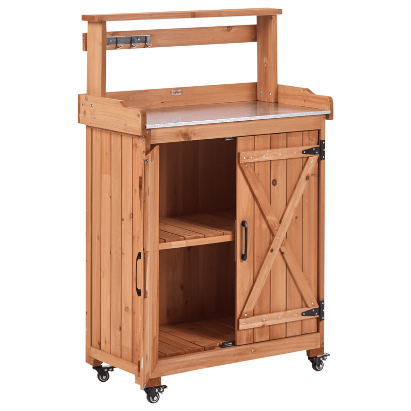 Plantebenk Altolia grantre 70 cm - Brun - Hagemøbler & utemiljø - Hagebord - Plantebord