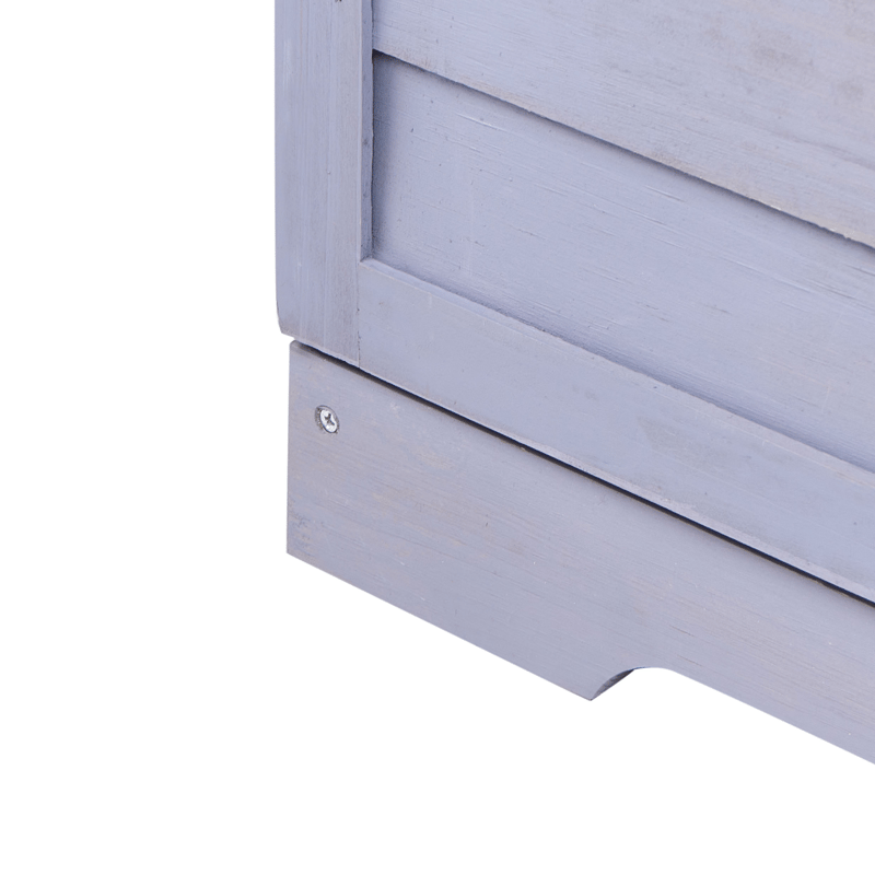 Plantebenk Tereville grantre 45x67 cm - Grå/hvit - Hagemøbler & utemiljø - Hagebord - Plantebord