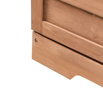 Plantebenk Tereville grantre 67 cm - Brun - Hagemøbler & utemiljø - Hagebord - Plantebord