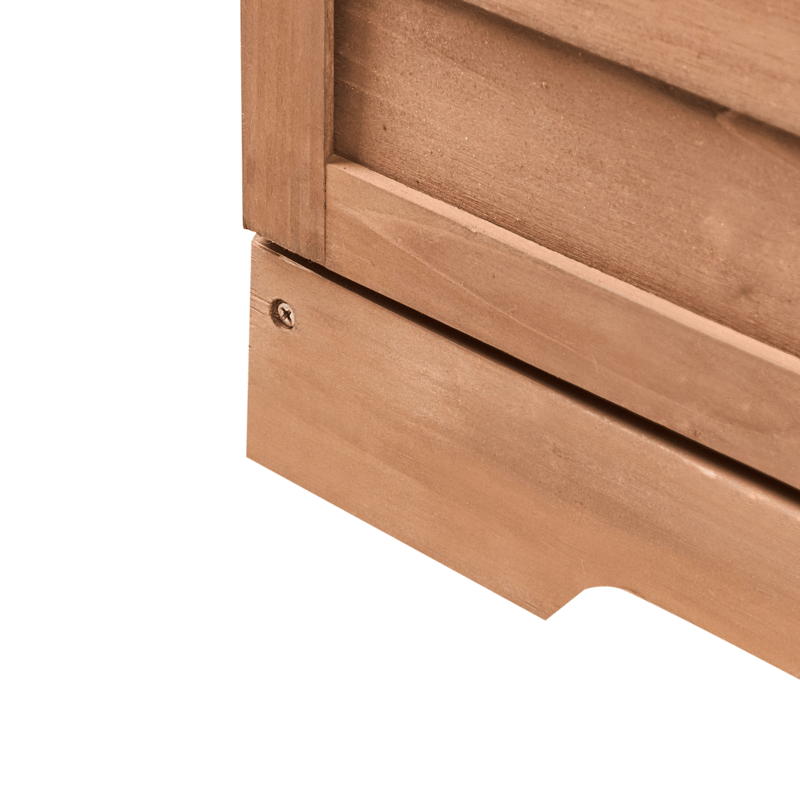 Plantebenk Tereville grantre 67 cm - Brun - Hagemøbler & utemiljø - Hagebord - Plantebord