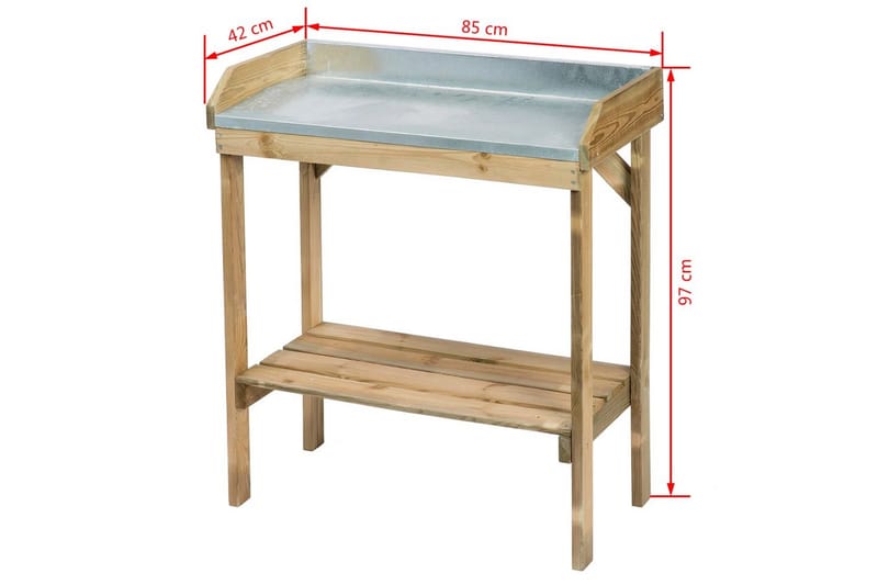 Nature Ompottingsbord for såing og planting 6020500 - - Plantebord Nature Ompottingsbord for såing og planting 6020500 - - Plantebord