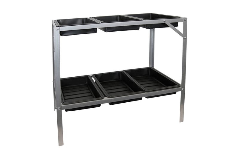 Nature Plantebord 77x40x77 cm galvanisert stål - Plantebord