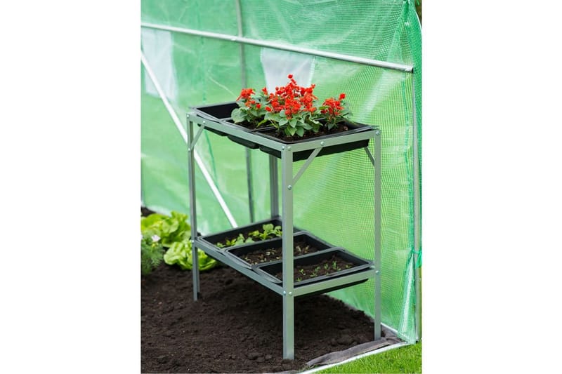 Nature Plantebord 77x40x77 cm galvanisert stål - Plantebord