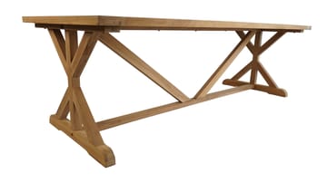 Prato Bord med X-ben 240×100 cm - Tre - Hagemøbler & utemiljø - Hagebord - Spisebord ute