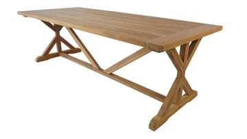 Prato Bord med X-ben 240×100 cm - Tre - Hagemøbler & utemiljø - Hagebord - Spisebord ute