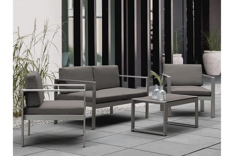 Racale Sidebord 90x50 cm - Mørk Grå - Hagemøbler & utemiljø - Hagebord - Sidebord utendørs