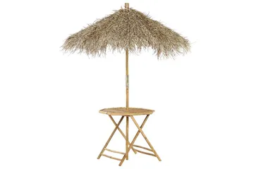 Redding Sidebord 85 cm - Naturlig/Lys Brun - Hagemøbler & utemiljø - Hagebord - Sidebord utendørs