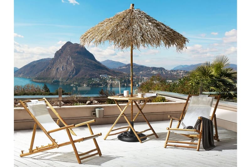 Redding Sidebord 85 cm - Naturlig/Lys Brun - Hagemøbler & utemiljø - Hagebord - Sidebord utendørs