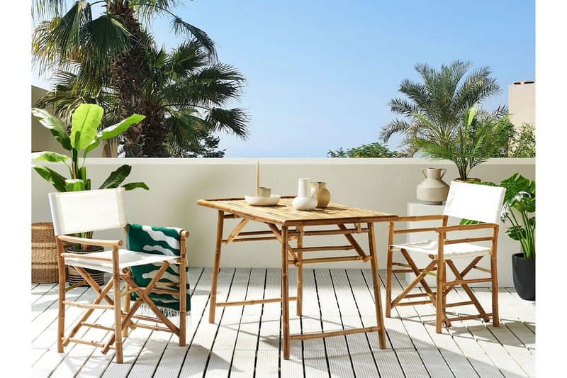 Redding Spisebord 120x69 cm - Lysebrun - Hagemøbler & utemiljø - Hagebord - Spisebord ute