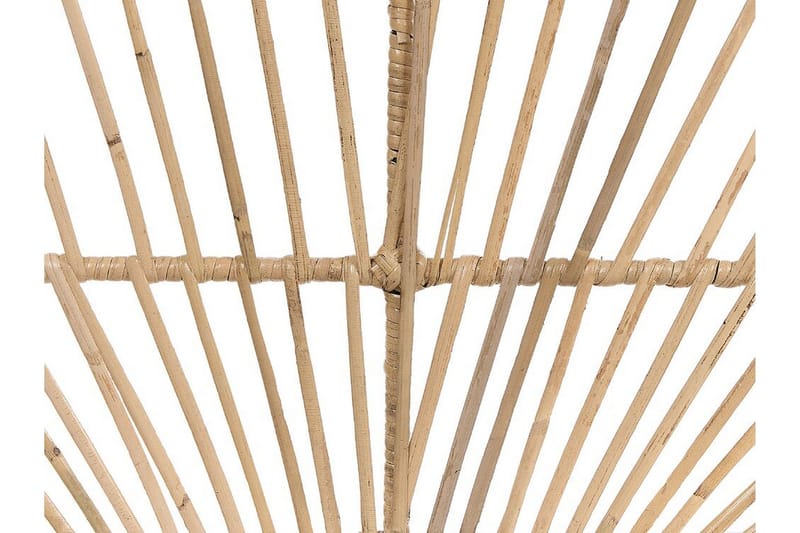 Rimouski Sidebord 67x67 cm - Naturlig/Sort - Hagemøbler & utemiljø - Hagebord - Sidebord utendørs