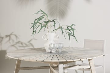 Rives rundt spisebord 150 cm utendørs - Hvitkalket - Hagemøbler & utemiljø - Hagebord - Spisebord ute