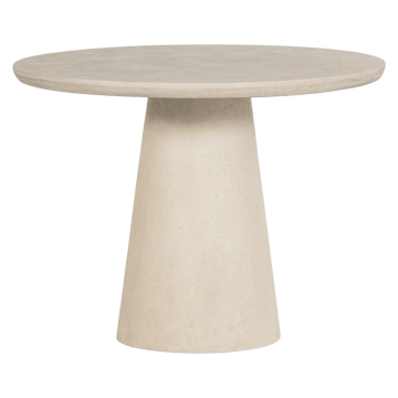 Rundt bord Kevon 100 cm utendørs - Natur - Hagemøbler & utemiljø - Hagebord - Spisebord ute