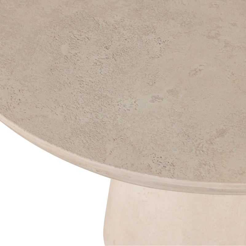 Rundt bord Kevon 100 cm utendørs - Natur - Hagemøbler & utemiljø - Hagebord - Spisebord ute