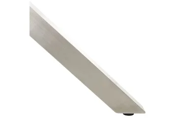 Rundt bord Maletto - Sølv, Transparent - Hagemøbler & utemiljø - Hagebord - Spisebord ute