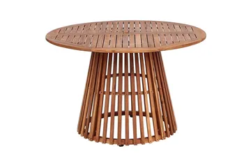 Runt bord Beliani Agello Light wood - Hagemøbler & utemiljø - Hagebord - Spisebord ute
