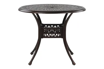 Runt bord Beliani Ancona Brown - Hagemøbler & utemiljø - Hagebord - Spisebord ute