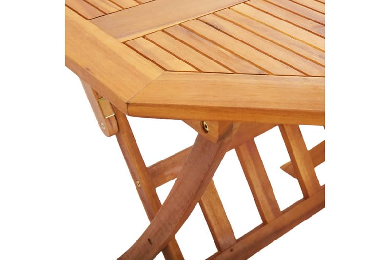 Sammenleggbart hagebord 90x75 cm heltre akasie - Cafébord