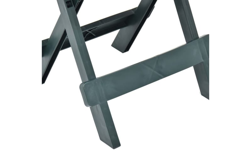 Sammenleggbart hagebord grønn 45x43x50 cm plast -   - Cafébord