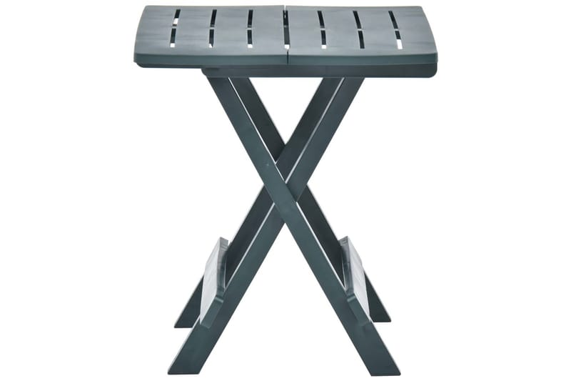 Sammenleggbart hagebord grønn 45x43x50 cm plast -   - Cafébord