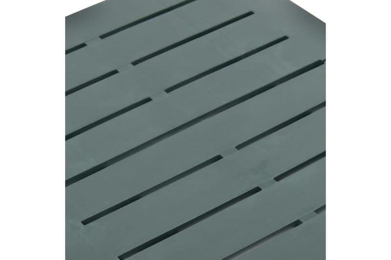 Sammenleggbart hagebord grønn 45x43x50 cm plast -   - Cafébord